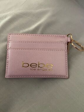 Bebe Metallic Card Holder NWOT